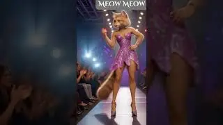 Modeling Cat Girl &ndash; Runway Purrfection 👗🐾