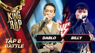 BILLY - DABLO cuộc chiến l&agrave;m kh&oacute; Hồ Ho&agrave;i Anh, khiến LK v&agrave; Datmaniac bối rối | KING OF RAP Tập 8