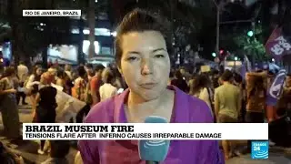 Brazilians protest budget cuts to culture, education after museum fire