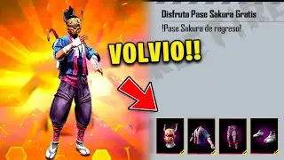 GARENA Me MANDA EL PASE ELITE *SAKURA* VUELVE a FREE FIRE!! *&Eacute;pico* Adi&oacute;s Exclusividad