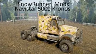 SnowRunner-Mods-Navistar 5000 Kronos-Region map Pembina Oil Fields-Cargo transportation Part 11