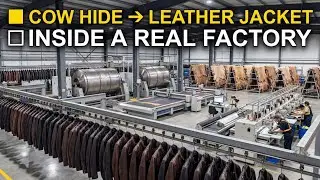 How Leather Jackets Are Made | Cow Hide to Leather Jacket Factory Process