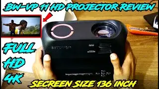 BlitzWolf&reg;BW-VP11 LCD LED HD Projector Unboxing & Review With Wireless 170inch Display | projector