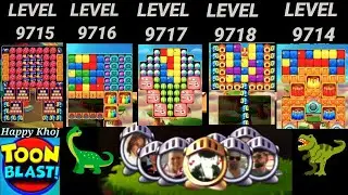 toon blast 9715/9716/9717/9718/9719|🫒 Songs/Music| Ultimate Guide (5🌿LEVELS walkthrough)