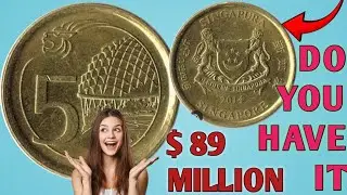 ✨ Singapore 5 Cent Coin 2014 &ndash; Symbol of Progress & Modern Elegance 🇸🇬💫