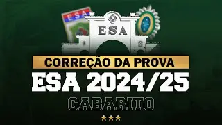História - GABARITO ESA 2024/25