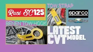 Tow Strap and Tow Hook installation sa ating RUSI SC125