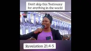 Don't skip this testimony for anything. 
