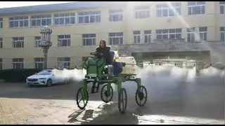 Agricultural self propelled water dry pesticide sprayer four wheel drive high clearance sprayer