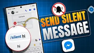 Как отправить молчаливое сообщение в Messenger на Android 2025 | Секретный трюк с Messenger раскрыт!