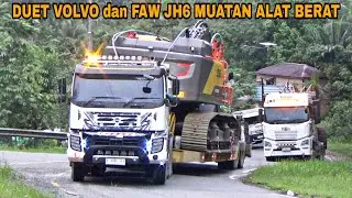 Astaga‼ truk kontainer Sudah Nembak dari bawah di tengah tengah tanjakan malah kehabisan Tenaga