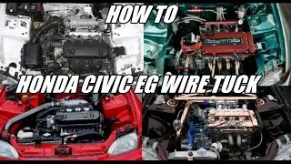 How to wire tuck a Honda civic EG / del sol / Integra