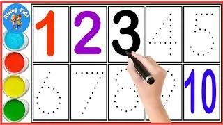 How to write ✍️ Numbers1,2,3,4,5 । Counting Numbers। 2 से 3 साल के बच्चो को number लिखना सिखाए ।  