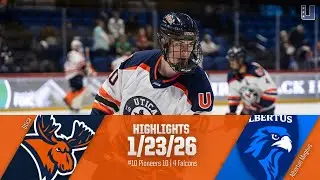 #10 Utica vs Albertus Magnus | Men's Hockey Highlights - 1/23/26