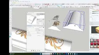 Cách dựng phào chỉ PS trần PVC nano - Phần mềm Sketchup