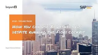 B1UP Tip: How to use B1 Dashboard despite running the HANA Fiori Cockpit