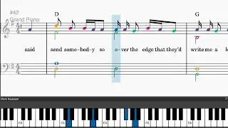 Not Ready To Make Nice by The Chicks - Easy piano tutorials with sheetmusic