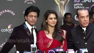 Shahrukh Khan & Kajol   Colors Stardust Awards Red Carpet 2015