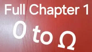 0 to Absolute infinity [Full Chapter 1] [Part 1-4] 0 to Ω