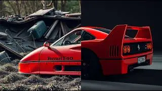 World&rsquo;s Rarest Ferrari F40 ASMR Restoration &ndash; From Junkyard to Perfection
