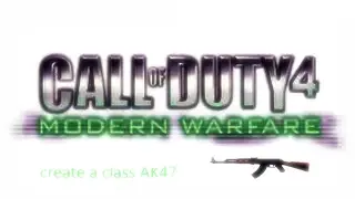 Cod4:create a class Ak47+Gameplay