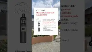 Dampak menghirup asap Vape untuk kesehatan #asapvape #infosehat #tipsehat #vapedisposable