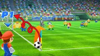 Metal Mario Challenges Mario & Rosalina in Mario Sports Superstars Football | Full Match
