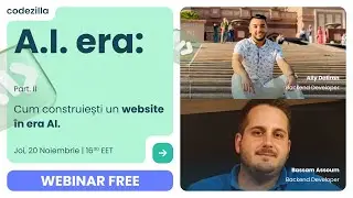 A.I. era: Steps to follow for building a new website in the AI era - Webinar | Codezilla