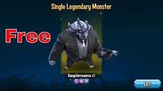 Monster Legends: Free Legendary Monster Gangsterosaurus #91