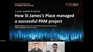 How St James's Place Managed a Successful PAM Project | Turnkey Virtual Event - Risky Business 22