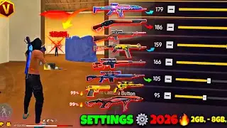Free Fire Headshot Setting After Ob51 Update 2026⚡Best Sensitivity Settings ⚙️| Sensitivity Setting 