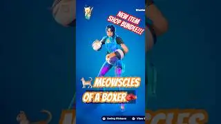 🥊 NEW MEOWSCLES OF A BOXER Bundle! 💪🐱 Meg Joins the Fight! | Fortnite Item Shop