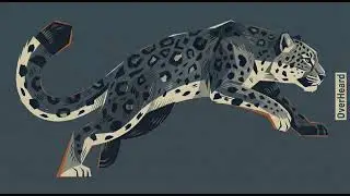 Ice cold snow leopard