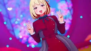 MMD Chisato & Takina | Automotivo Dimens&atilde;o Intergalactica #4k #60fps #mmdr18
