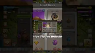 Buying action figure archer queen new epic equipment #clashofclans #supercell #shorts