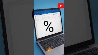 MS Word में Percent ( % ) Symbol कैसे लिखें? | Word Shortcut | Saurav Types #shorts #msword
