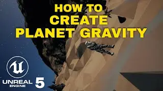 Planet Gravity с плагином Ninja Character в Unreal Engine