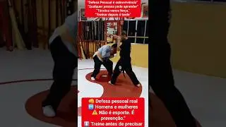 T&eacute;cnicas de escape usando Chin Na e arremesso  #cikobam#kungfu#kravmaga #muaythai#sanda#martialarts
