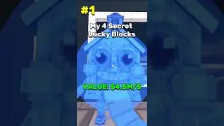 I Opened 4 Secret Lucky Blocks in Roblox Steal a Brainrot..
