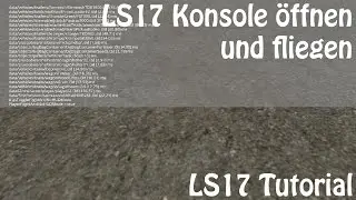 [How to] LS17 Konsole einschalten, fliegen und andere Befehle
