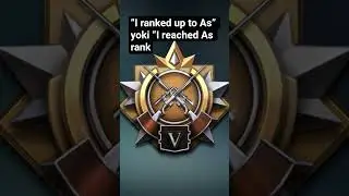 &ldquo;I ranked up to As&rdquo; yoki &ldquo;I reached As rank1-7501-5391-7930-0395-2807501-5391-7930