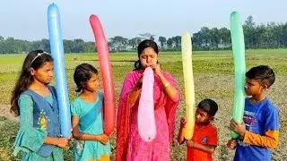 outdoor fun with Rocket Balloon and learn colors for kids by I kids episode -05