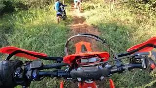 Riding with Cousins in Oklahoma. Draper Lake Cross Timbers OHV