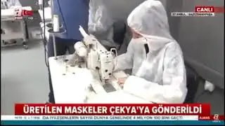 LİSEDE &Uuml;RETİLEN MASKELER İHRA&Ccedil; EDİLİYOR!