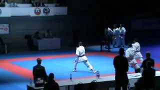 10-th European C'ships for Region. Kata male FRA vs CRO