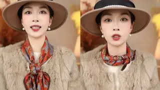 100 Stylish Ways to Tie a Silk Scarf #fashion #scarf #scarffashion