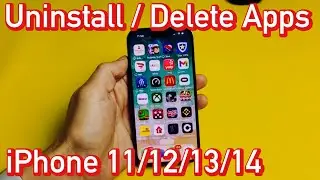 iPhone 11/12/14/14: как удалить приложения навсегда