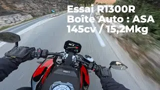 Essai R1300R sur les petites routes de montagnes vers Gourdon