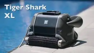 Hayward TigerShark XL QC Robotic Pool Cleaner. Floor, Wall, Waterline. 5-micron Filter
