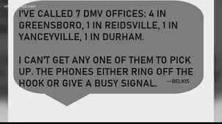 NC DMV: Don't call your local office to make an appointment